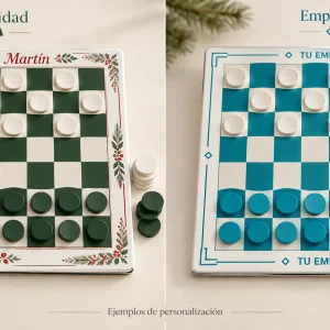 Tablero juego familiar — Ejemplos ilustrativos de personalización para Navidad y empresas