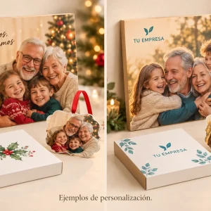 Pack Abuelos — Ejemplos ilustrativos de personalización para Navidad y empresas