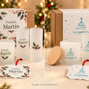 Pack Noche de Navidad — Ejemplos ilustrativos de personalización para Navidad y empresas
