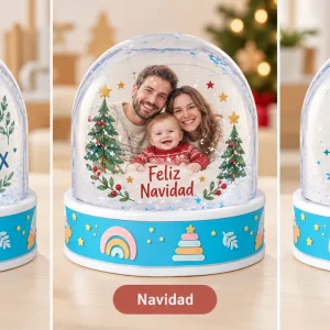 Bolas de nieve Bebé con foto
