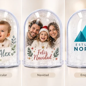 Bolas de nieve con foto modelo XXL