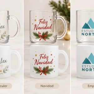 Tazas para sublimación de cristal