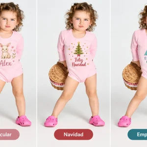Camiseta de bebé manga larga bebe Baby body LS