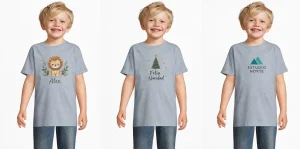 Camiseta infantil ajustada