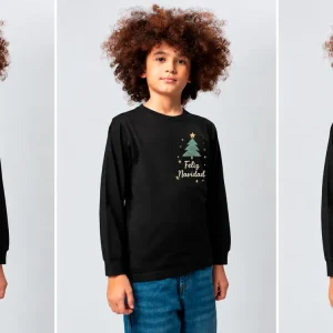 Camiseta manga larga niño BSK100 Kids