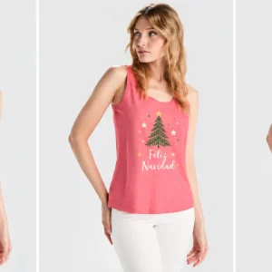 Camiseta de tirantes ecológica mujer Nara