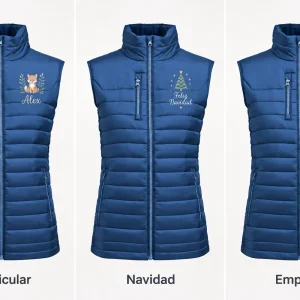 Chaleco acolchado sostenible mujer Meadows vest Woman