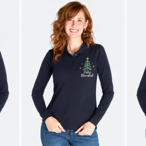 Polo manga larga mujer Regular  LS