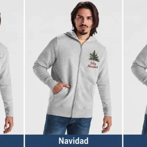 Sudadera con capucha y cremallera felpa no perchada hombre Montblanc