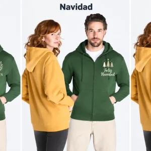 Sudadera con capucha y cremallera hombre Hooded sweatshirt