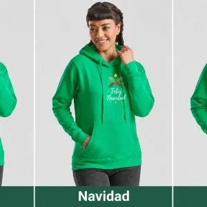 Sudadera con capucha mujer 62-038-0 lady-fit