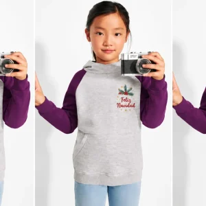 Sudadera con capucha bicolor niño Badet Kids