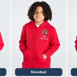 Sudadera con capucha y cremallera niño Hood sweatshirt