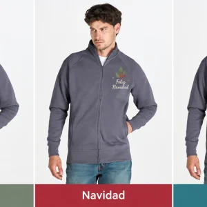 Sudadera con cremallera hombre Full zip