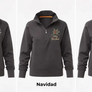 Sudadera 1/2 cremallera mujer Miami+