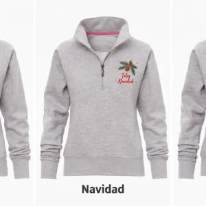 Sudadera 1/2 cremallera mujer Miami+lady