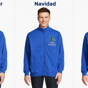 Sudadera con cremallera reciclada unisex Cooper