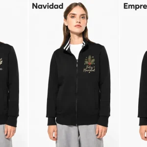Sudadera cremallera mujer K457