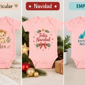 Bodys bebé manga corta algodón