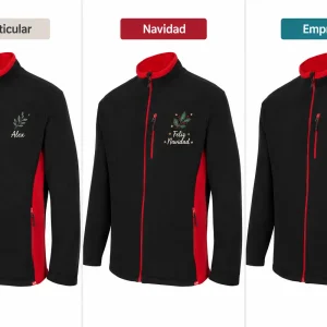 Chaqueta polar bicolor unisex 201504