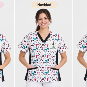 Casaca sanitaria manga corta unisex B9867