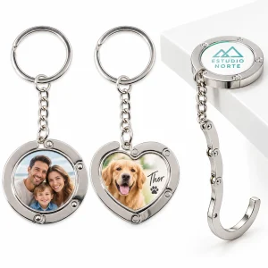 Llavero cuelgabolso plegable personalizado