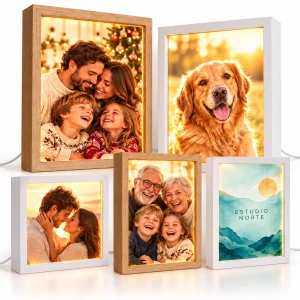 Marco LED personalizado con lámina acrílica