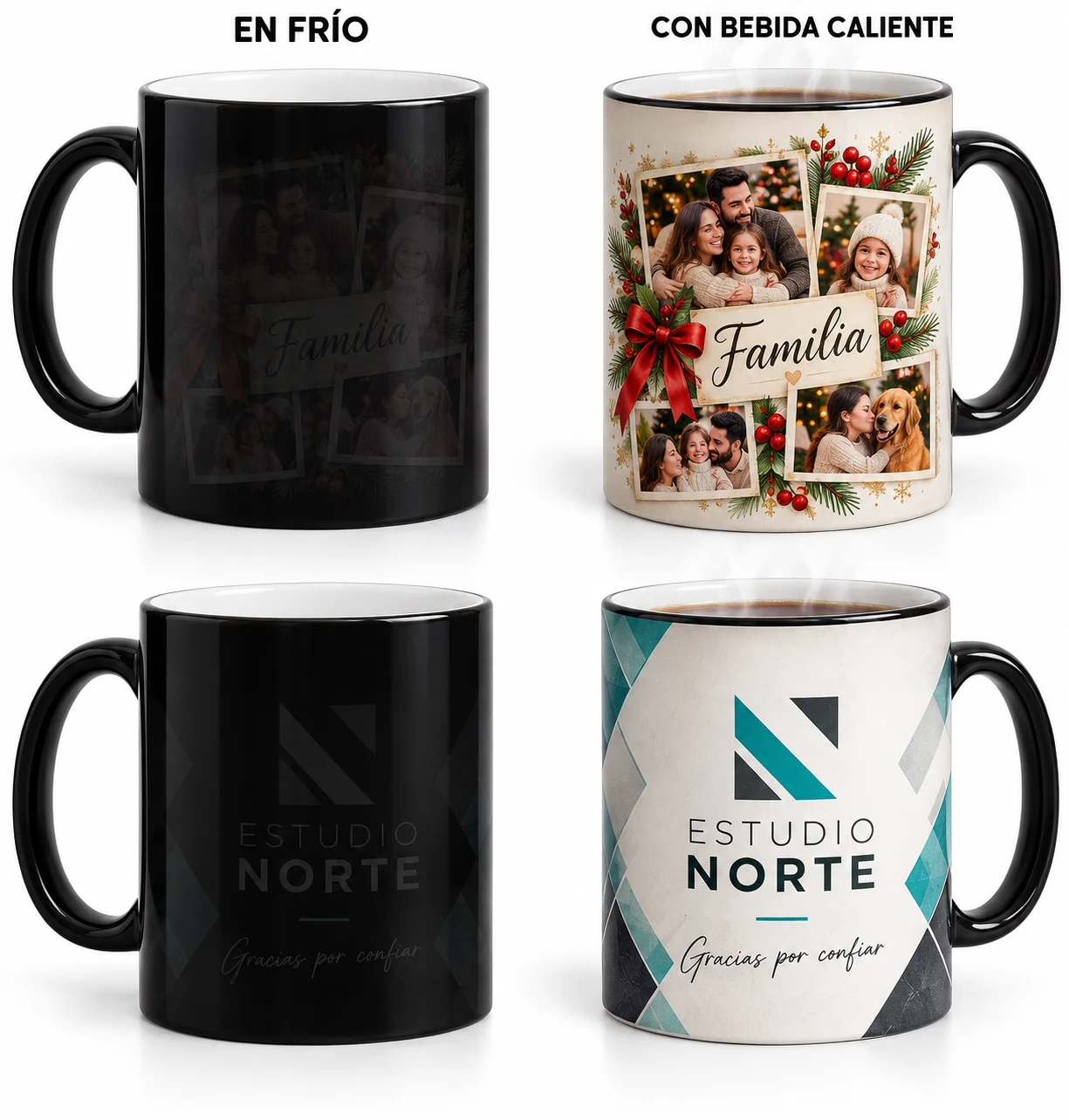 Taza mágica personalizada · 325 ml
